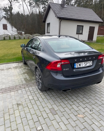 Volvo S60 cena 55555 przebieg: 156000, rok produkcji 2015 z Wieluń małe 92